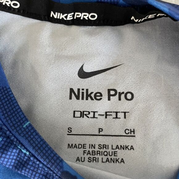 NIKE PRO YOUTH SHIRT-BOYS/GIRLS YOUTH-BLUE-DRI FIT- SZ S - Picture 6 of 7